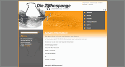 Desktop Screenshot of die-zahnspange.com